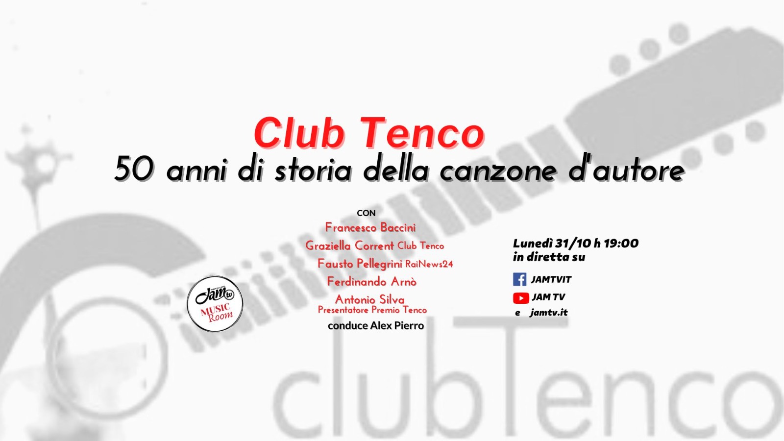 Music Room - Club Tenco - 50 anni - diretta