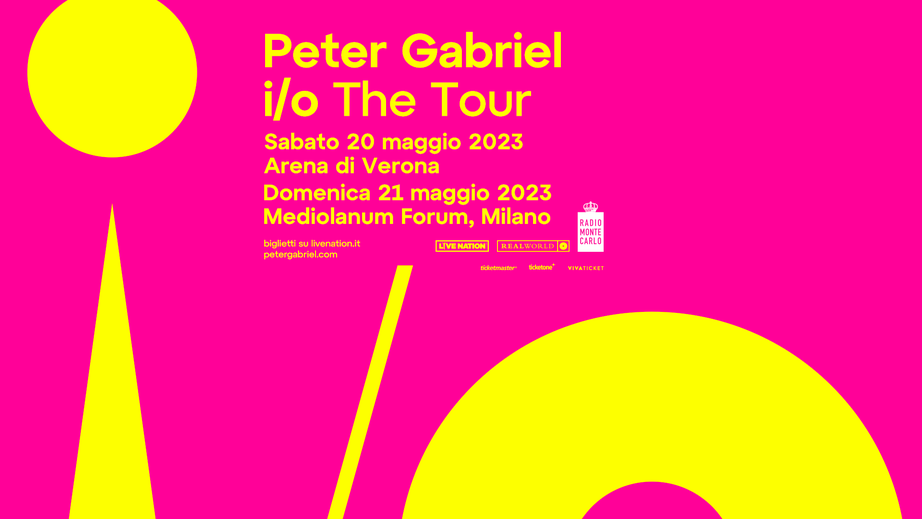 Peter Gabriel - tour Italia 2023