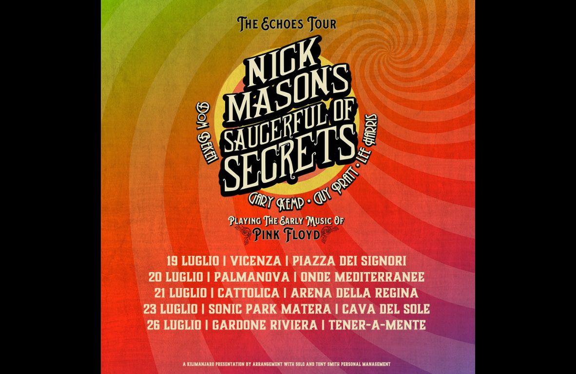Nick Mason Tour Italia 2023