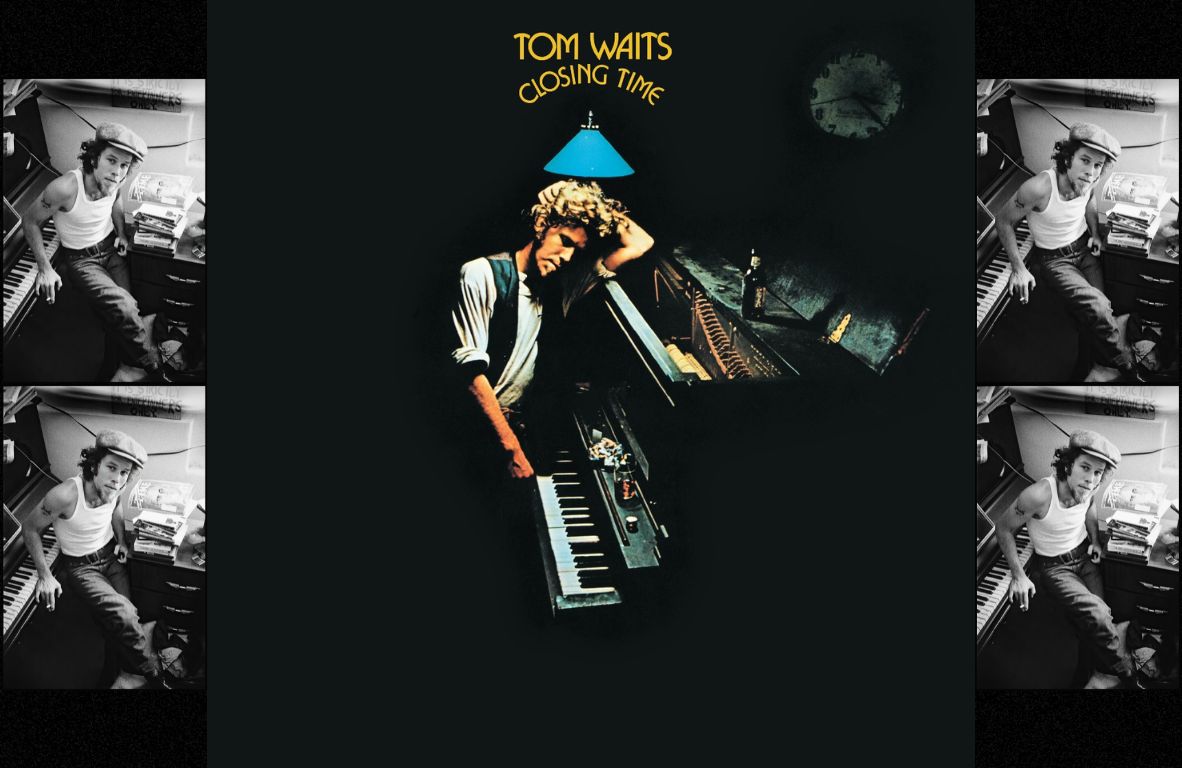 Tom Waits - Closing Time (copertina) e foto di Scott Smith