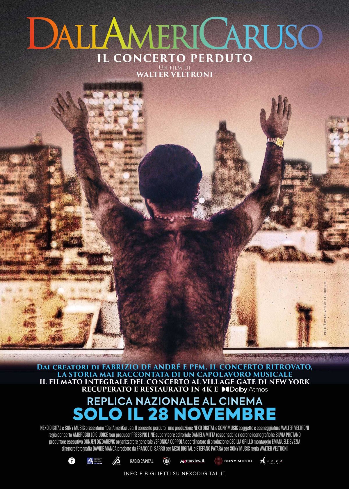"DallAmeriCaruso. Il concerto perduto" torna al cinema solo il 28 novembre