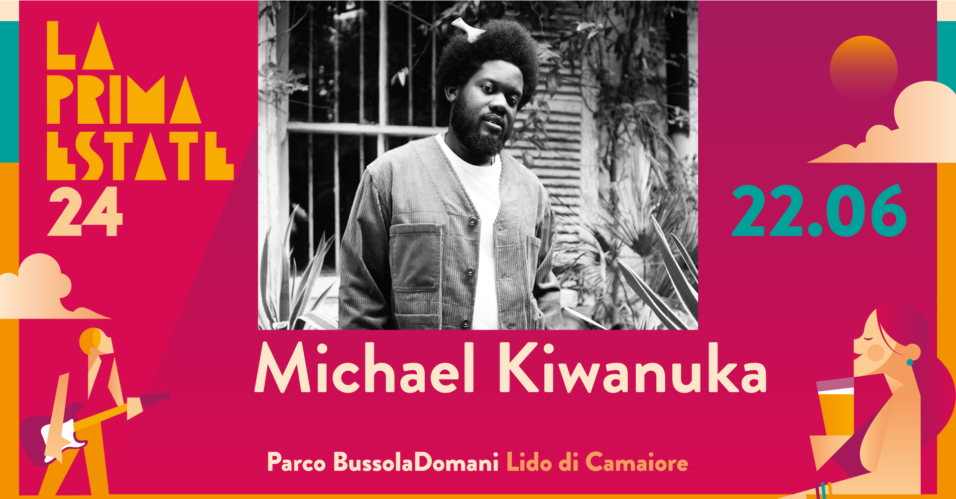 Michael Kiwanuka-La Prima Estate 2024