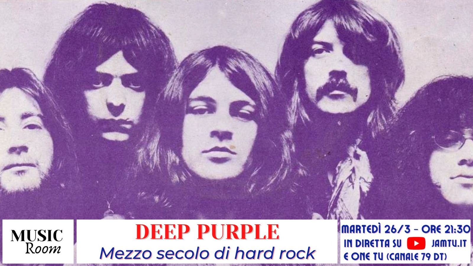Deep Purple - Mezzo secolo di hard rock - Music Room - Diretta