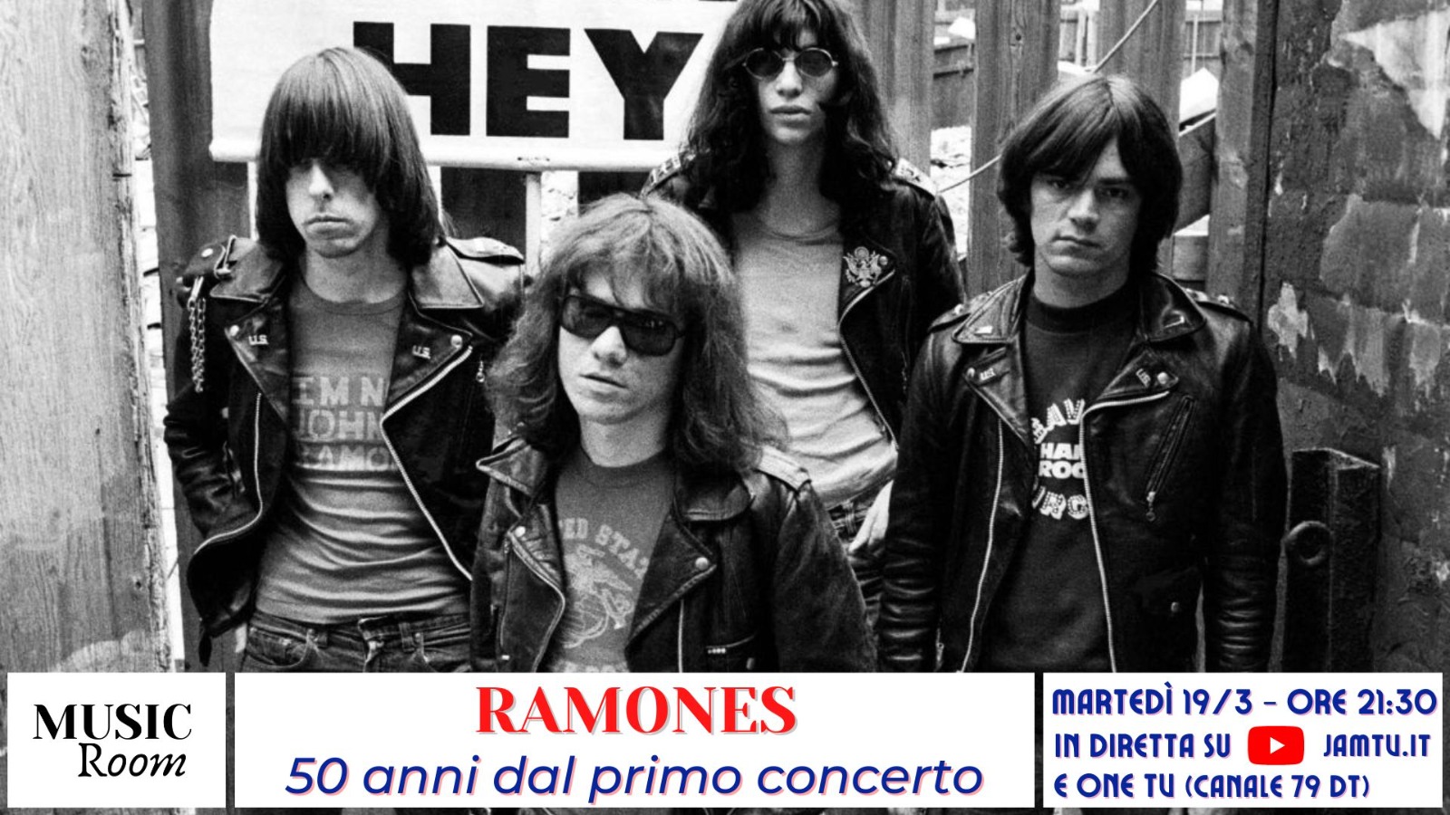 Ramones - 50 anni dal primo concerto