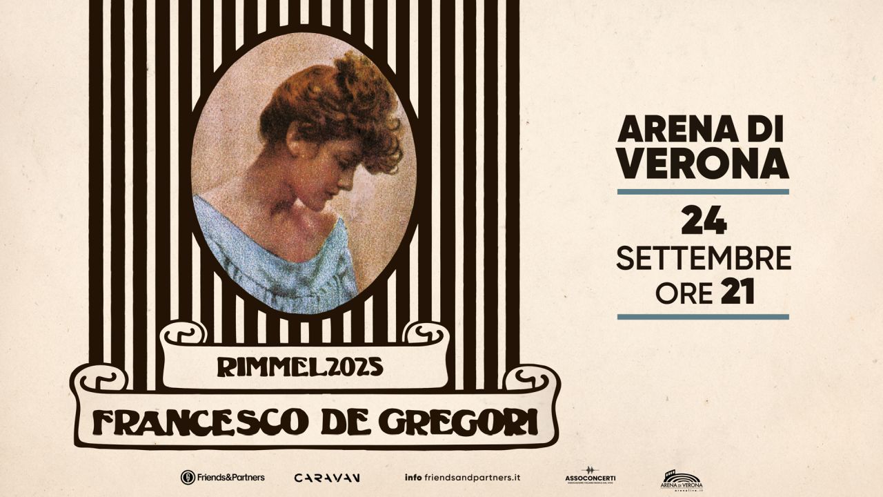 Francesco De Gregori - Locandina Arena Rimmel 2025