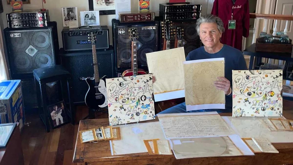 led zeppelin iii - copertina - schizzi - brian knapp