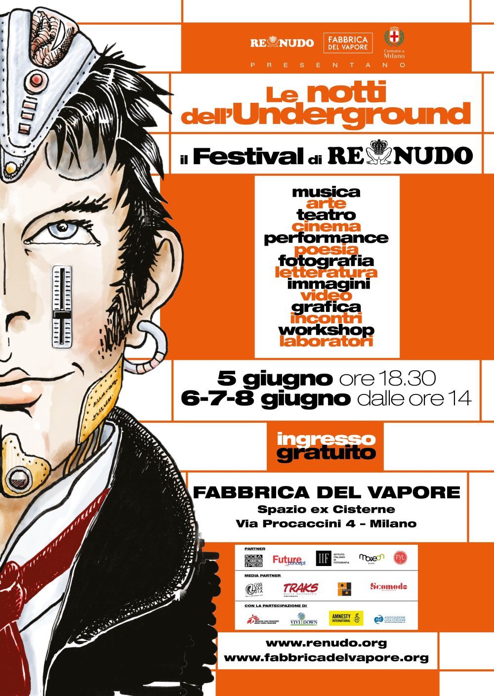 Locandina LE NOTTI DELL'UNDERGROUD - IL FESTIVAL DI RE NUDO SECONDA EDIZIONE_b