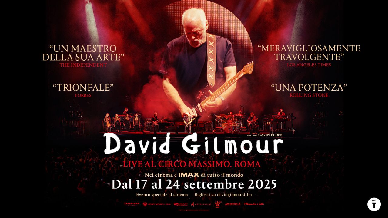 David Gilmour banner film