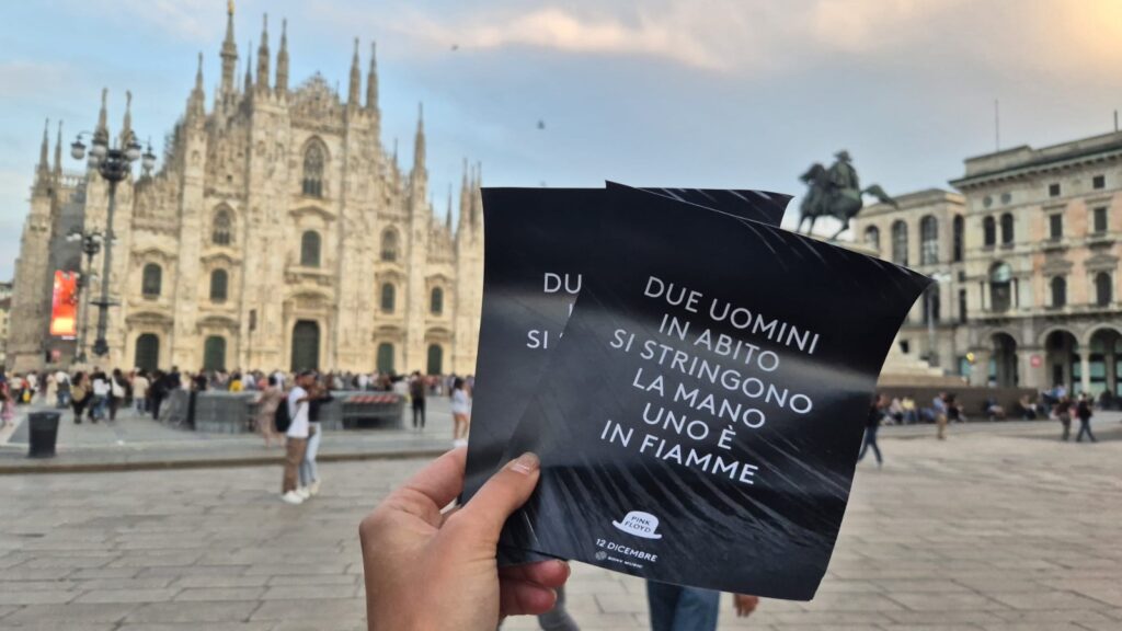 Flyer Milano (2) - Wish You Were Here - Pink Floyd