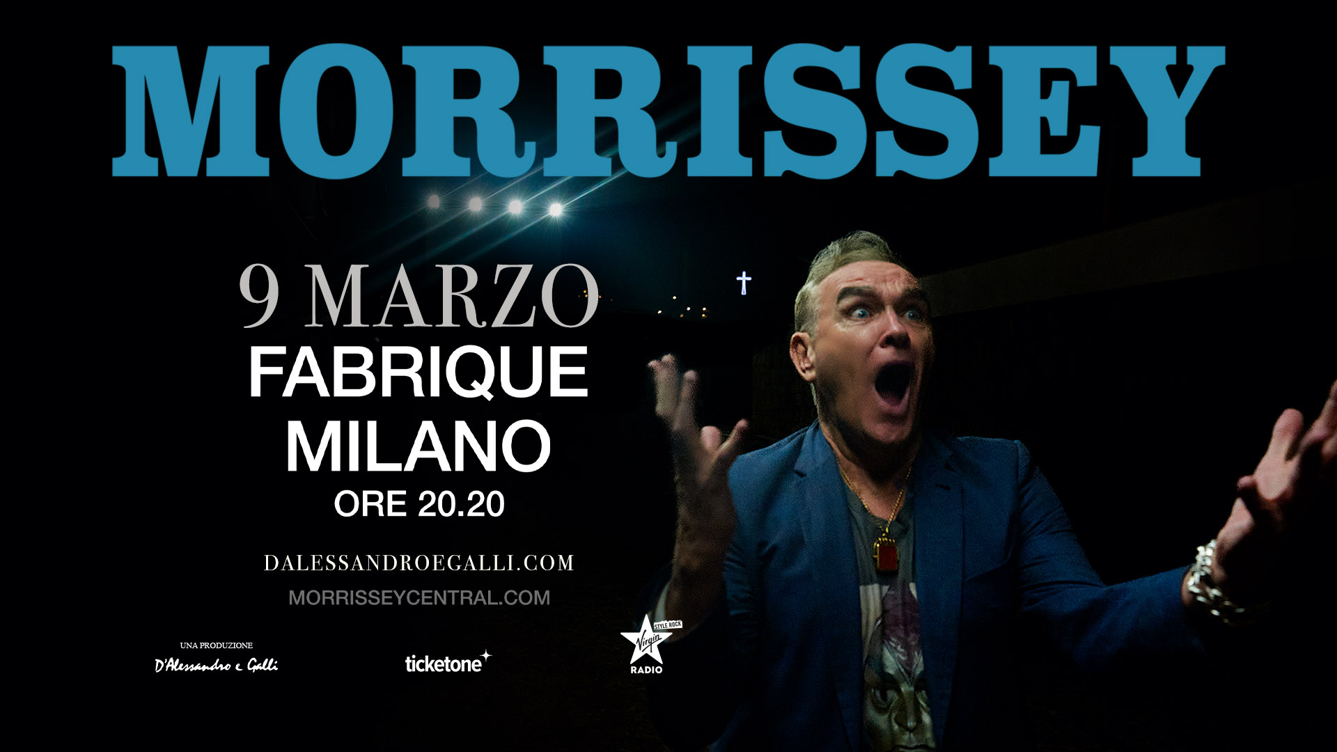 Morrissey al Fabrique di Milano nel 2026
