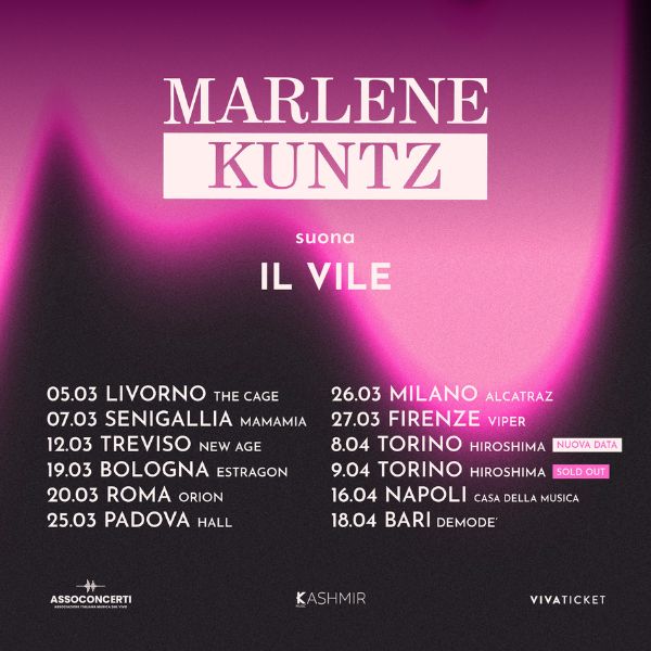 Marlene Kuntz - 30 anni di Il Vile - Tour