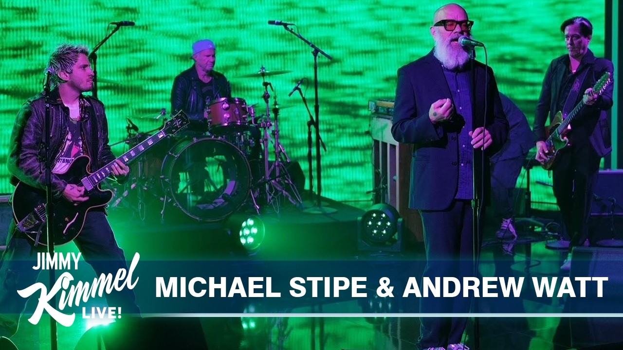 michael stipe - i played the fool - jimmy kimmel live! - HD